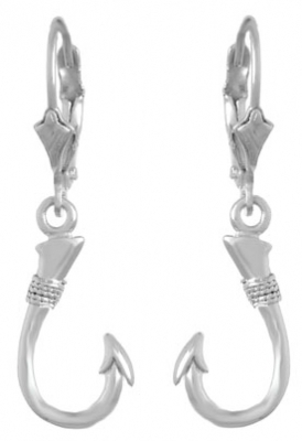 Fish Hook Earrings, Fishing Hook Earrings, Fishing Hook Jewelry